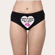 "Personalized Love Note Naughty Panty.