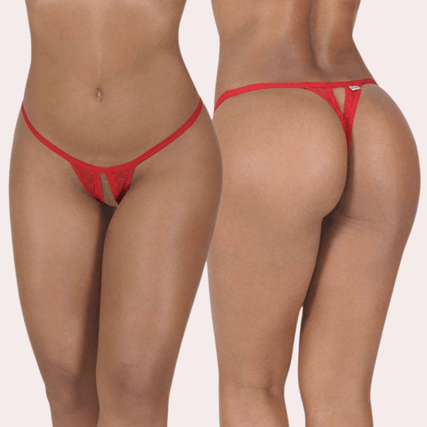 Sexy Open Crotch G String Thong - Purely Femme