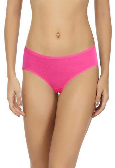 Comfy Purely Femme Beauty Organic Plus Size Pure Magenta Cotton Panties(Pkt of 2) - Purely Femme