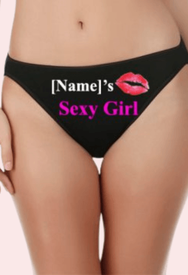 Customize Sexy Girl Cotton Mid Rise Underwear - Purely Femme