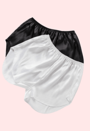 Satin Faux French Knickers (2 Pack) - Purely Femme