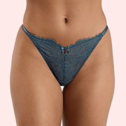 French Daina Premium Lace String in Elegant Gift Box - Purely Femme