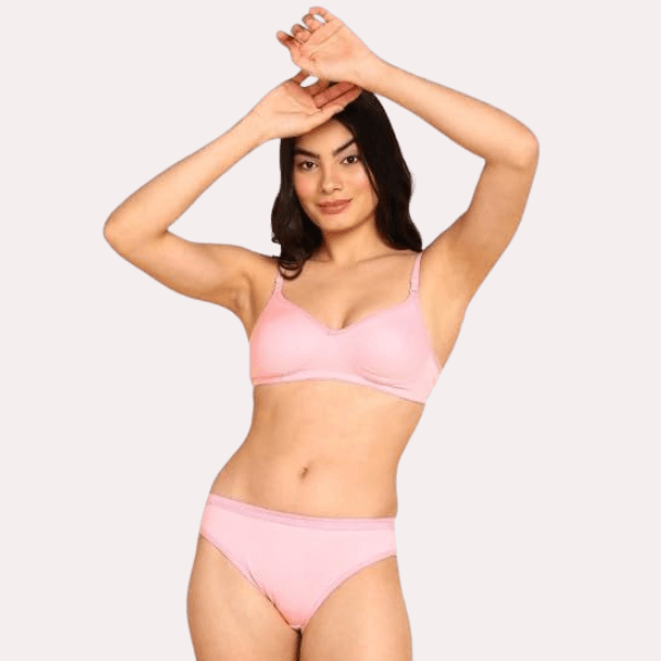 Cozy Cotton Intimates Bra Panty Set - Purely Femme