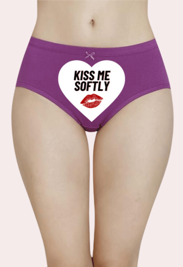 Kiss Me Softly Custom Panty for Her - Purely Femme