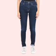 Elegant Women's Skinny Fit Slim Denim Pants - Purely Femme