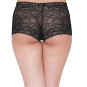 Lovely Floral Laced Sexy Boyshort - Purely Femme