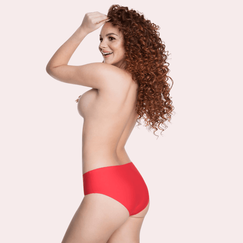 Red Seamless Panties - Purely Femme