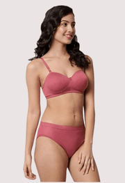 Casual Chic Cotton Bra Panty Set - Purely Femme