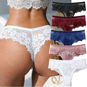 Beautiful Low Waist Thong Panties Pack (of 5) - Purely Femme