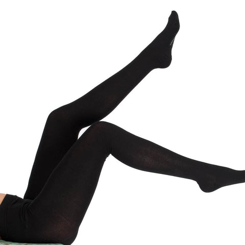 Active Full Support Black Pantyhose(70 Denier) - Purely Femme