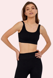 "Black"High Impact Seamless Perfect Fit Sports Bra