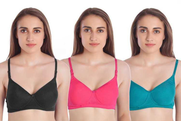 Women Full Coverage Lightly Padded Multicolor Bra - Purely Femme