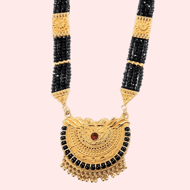 Traditional Gold Plated Pahadi Mangalsutra - Purely Femme