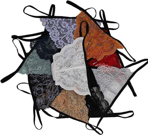 4-Pack Lace G-Strings for Everyday Luxury - Purely Femme