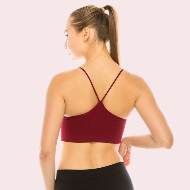 Luxurious Lightweight Criss Cross Sports Bra Pack of 2