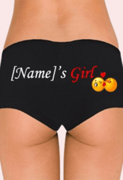 Personalize Named Cotton Stretch Boyshort Panty - Purely Femme