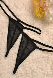 Black Invisible G-String Underwear - Purely Femme