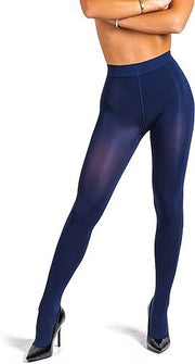 Women's Navy Blue Pantyhose Stockings - Purely Femme