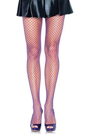 Purely Femme (HANES) Classic net purple pantyhose - Purely Femme