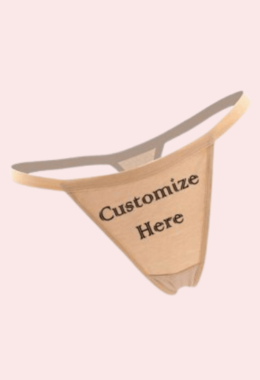 Customize Design Cotton Seamless String Thong - Purely Femme