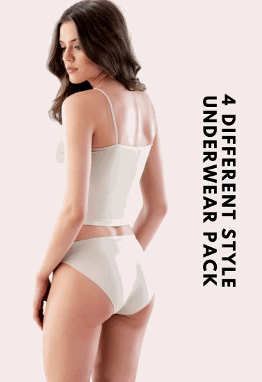 4 Different Style Underwear Pack - Purely Femme