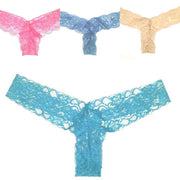 2 pack Stretch lace sexy thong panties - Purely Femme