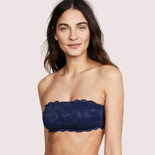 Sexy Tube Bandeau Bra Top in Striking Cobalt