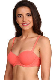 ♥Super Fit Classy Coral Padded Bra - Purely Femme