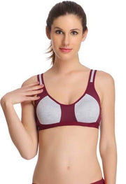 Medium Impact non padded sports bra pack of 3 - Purely Femme