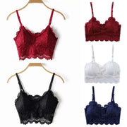 2 pack luxury lace padded bralette - Purely Femme