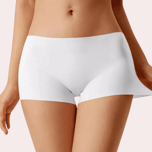 Women's Seamless Ice Silk Boyshorts Panties (4pcs) - Purely Femme