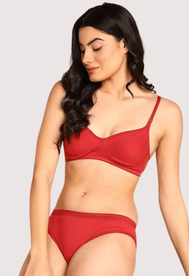 Soft Cotton Lingerie Set For Her - Purely Femme