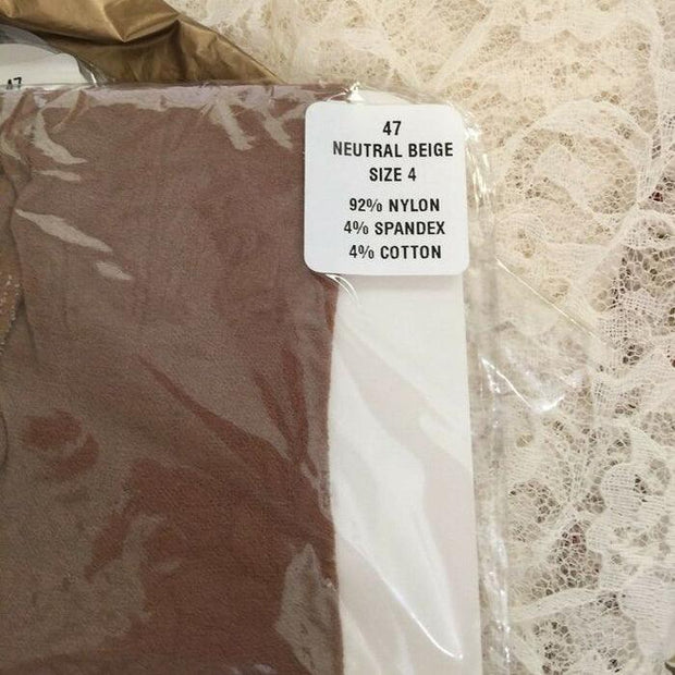 Neutral Beige Sexy Sheer Pantyhose Tights - Purely Femme