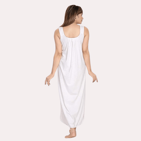 Comfortable Maxi Cotton Nighty Gown - Purely Femme