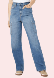 Women's Heritage Utility Loose Fit High Rise Jeans - Purely Femme