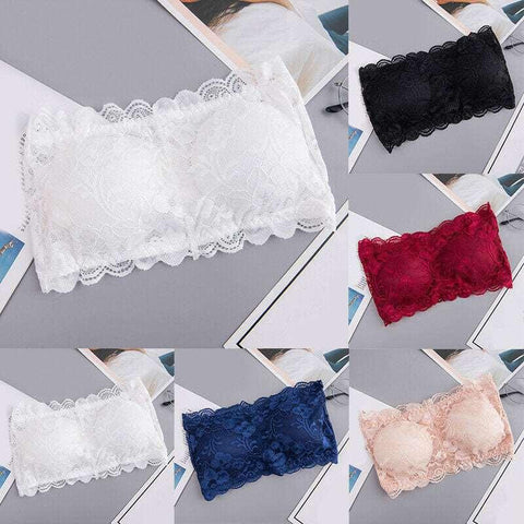 2 Pack sexy lace padded tue bra - Purely Femme