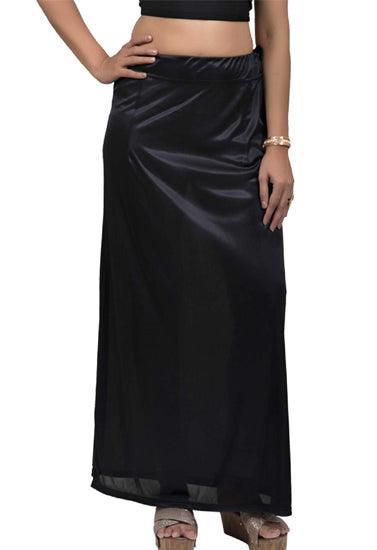 Indian Saree Satin Solid Fabric Petticoats Skirt For Her - Purely Femme