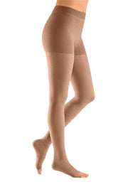 Open toe full cover ultra sheer high pantyhose pack of 2 - Purely Femme