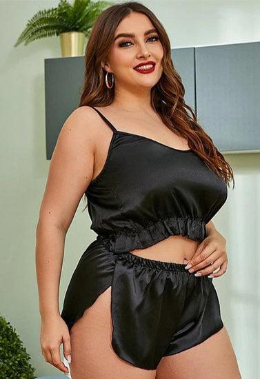 Extra Plus Size Cami top shorts set 6XL - Purely Femme