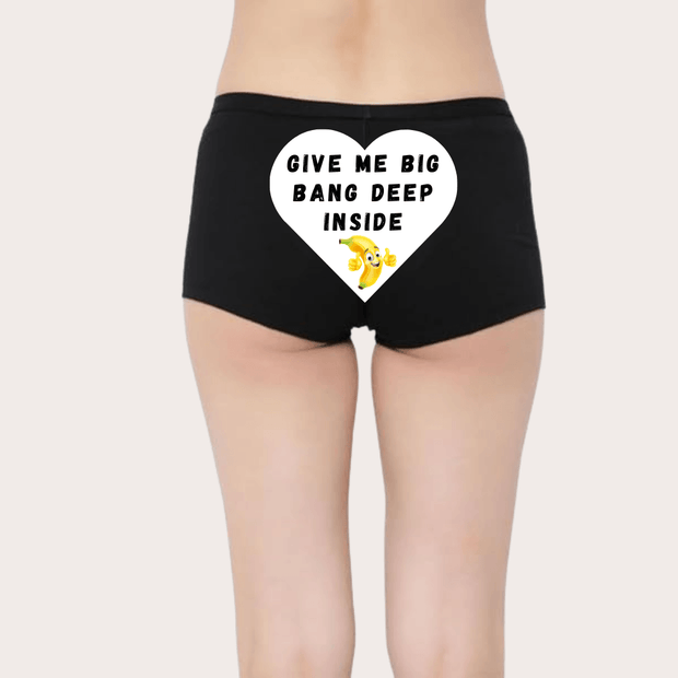 Custom Naughty Quotes Panty for Intimate Moments - Purely Femme