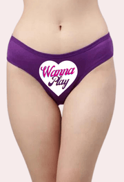 Wanna Play in Style- Heart-themed Custom Panty - Purely Femme