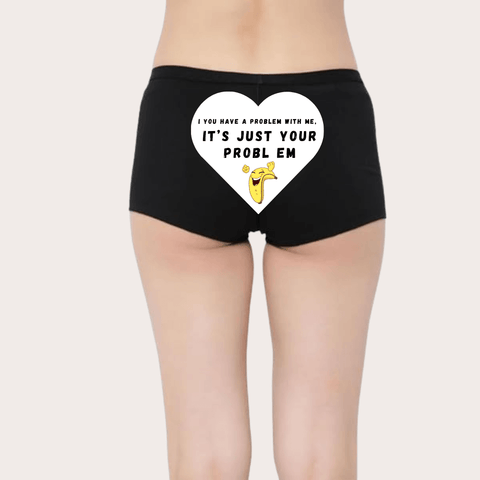 Customized Naughty Quotes Underwear - Purely Femme