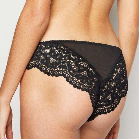 Cheeky Black Lace Transparent panty - Purely Femme