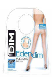 Purely Femme (DIM Edendim Voile) satin sheer pantyhose - Purely Femme