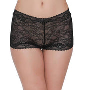 Lovely Floral Laced Sexy Boyshort - Purely Femme