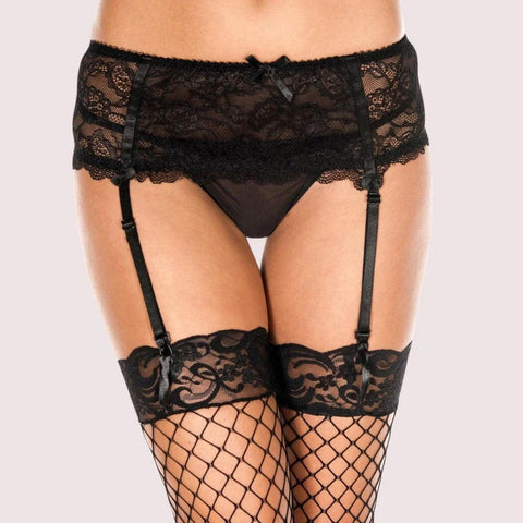 Exquisite Floral Lace Garter Belt - Purely Femme