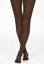 Purely Femme Microfiber Opaque Brown Tights - Purely Femme