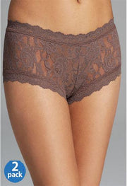 Sensual Brown Lace 2 Piece Panties - Purely Femme