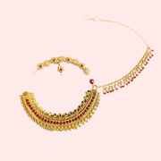 Elegant Gold-Plated Garhwali Nath – Big Size Tradition - Purely Femme