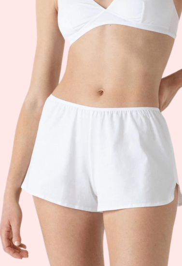 White 100% Organic Cotton French Knickers - Purely Femme